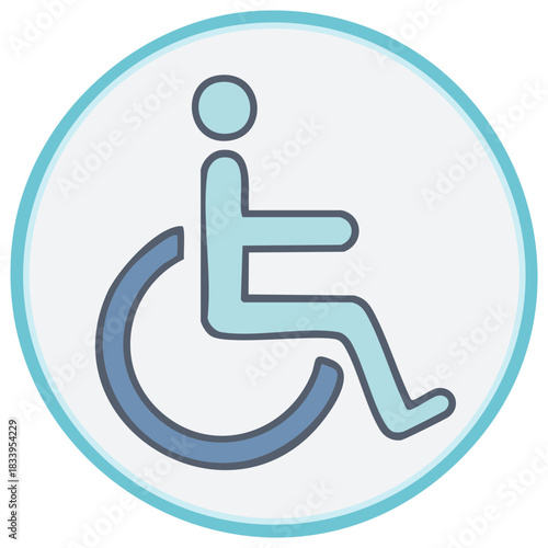 Accessible Signage Accessibility for Disabled People Symbol Pictogram Icon