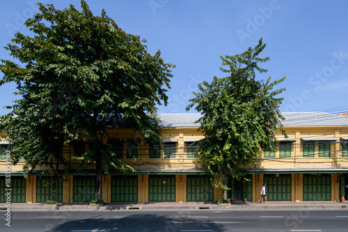 Old buildings preserved in Bangkok, Thailand