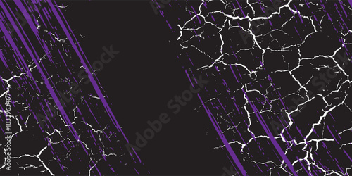 Black sports background design with abstract template. Sports players in various activities. Football, basketball, baseball, tennis, rugby, cycling, purple art.