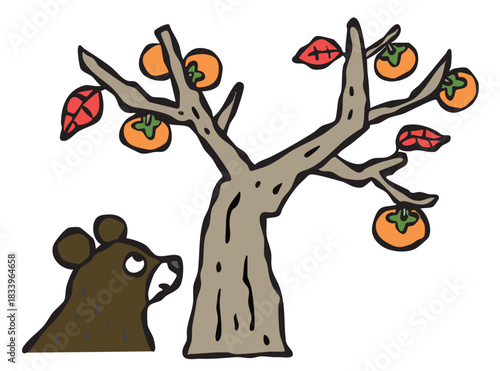 人里に降りてくるクマ　熊　くま