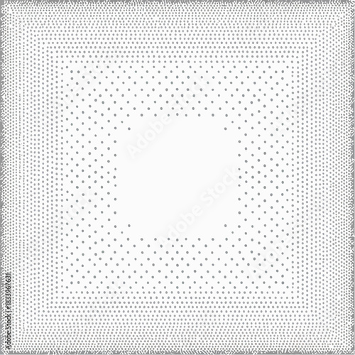 Dots, dotted, polkadots rectangular seamless pattern. Stipple, stippling background.