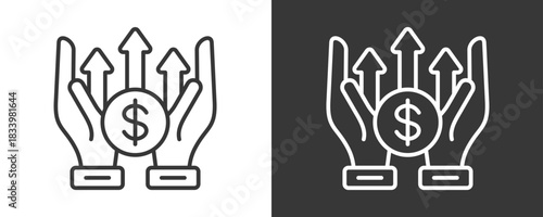 Competitive Advantage Icon Set Vector Collection Isolated In Black And White