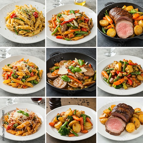 Fototapeta Naklejka Na Ścianę i Meble -  食欲を誘う美食の瞬間