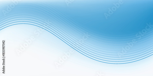 Aesthetic clear blue sky set. Summer season blue pastel colored vertical line vector banner. vector ilustration.