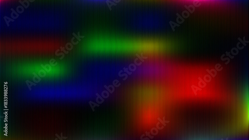 Colorful vertical lines digital background with blurred light