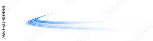 Vortex wave neon swirl light trail dynamic motion speed streak glowing beam flowing line abstract luminous gradient wave effect modern art png