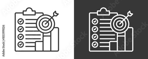 Data Accuracy Icon Set Vector Collection Isolated In Black And White