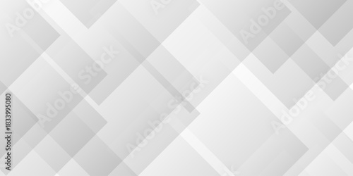 Abstract background with lines, White color technology concept geometric line vector background. Modern Abstract white background with layers of textured white transparent material in triangle design.