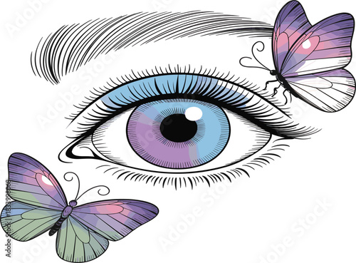 Elegant Greater Flamingo Vector with Long Neck and Bright Feathers.