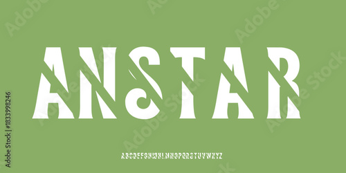 font ANSTAR for your design