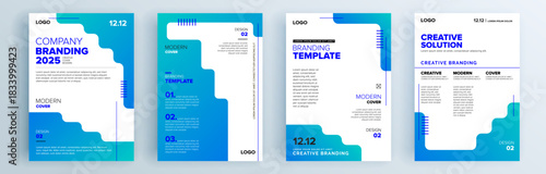 Modern abstract covers set, minimal covers design. Colorful geometric background, vector illustration.