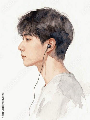 Soundscape Miti Haeng Siang isolated watercolor vector illustration svg