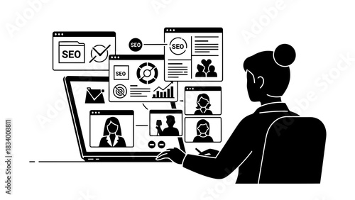 Digital marketing strategy and team collaboration online