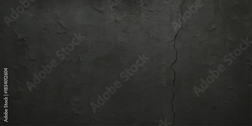Dark grunge concrete wall background with rough textured vintage surface