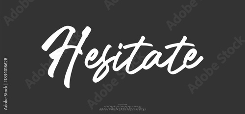 Digital style font design, alphabet letters and numbers vector illustration