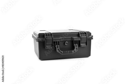 Heavy duty tough crush free case isolated on white background 