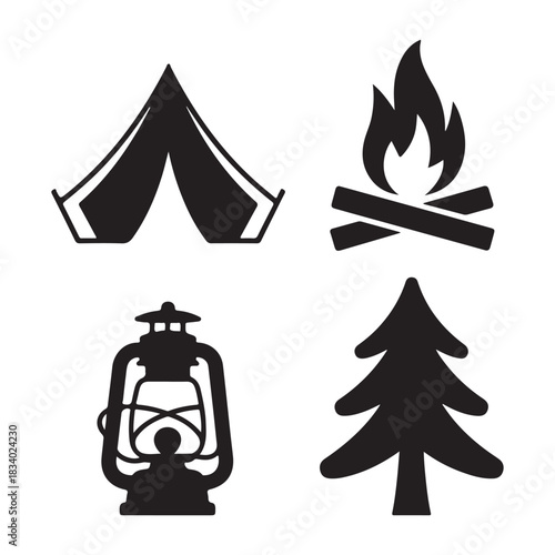 Vintage lantern camping light outdoor survival gear