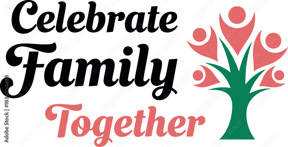 Fototapeta premium Celebrate family together