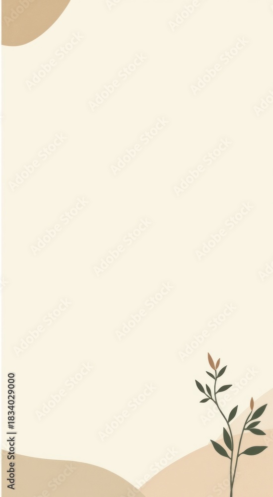 Fototapeta premium Plant that is growing out of a pot plant background