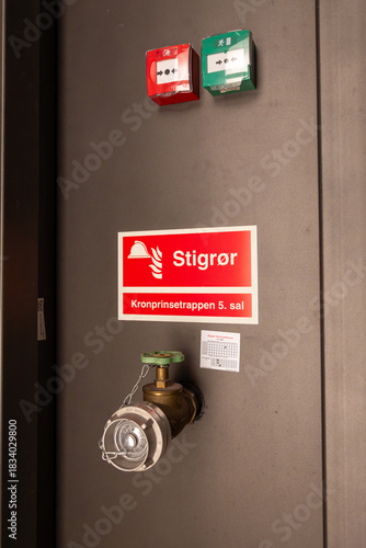 Wasserleitung Steigleitung Feuerwehr Feueralarm