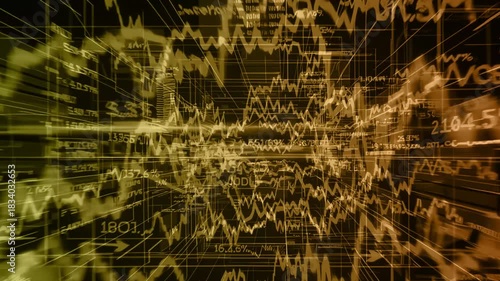 Market Matrix — Yellow Financial Interface in Motion
