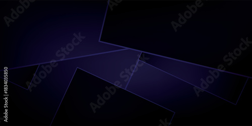 Dark abstract geometric pattern featuring intersecting purple lines polygons and subtle gradients.