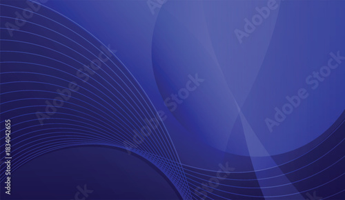 Abstract Blue Background, curved lines, circle shapes, smooth gradients, for digital wallpaper, adds subtle depth and visual interest to any project needing a modern aesthetic