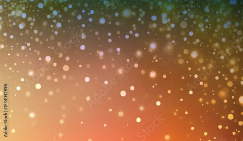 Blurred lights orange shapes bokeh effect background for digital design projects, creating a dreamy atmosphere in any visual presentation, very aesthetic and subtle