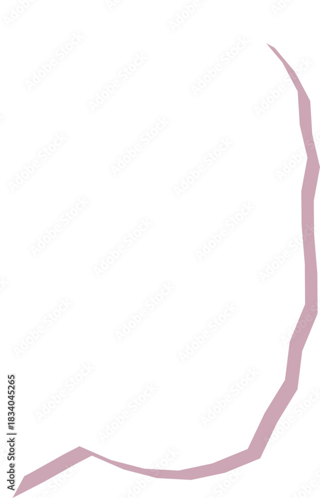 Fototapeta premium Jagged Speech Bubble Outline