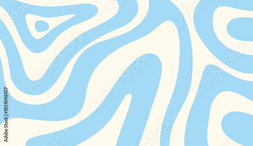 Abstract Waves Light Blue Beige Smooth Lines Creative Use Background for graphic design, digital art, web design, or any visual project needing an organic, flowing feel