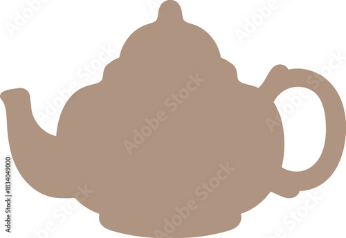 Teapot Silhouette Cutout