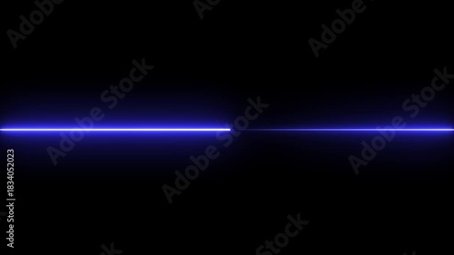 Wallpaper Mural Glowing neon light geometric line loop animation. Futuristic digital background in 4K. Torontodigital.ca