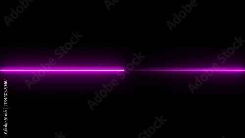 Wallpaper Mural Glowing neon light geometric line loop animation. Futuristic digital background in 4K. Torontodigital.ca