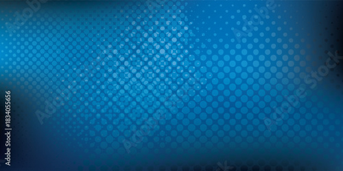 Deep blue abstract background with a luminous geometric diamond grid texture and dark vignette.