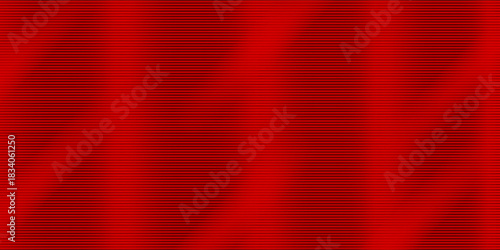 Red metal technology horizontal background with polished, brushed texture. Red metal texture background background, foil texture, shiny and metal steel gradient template