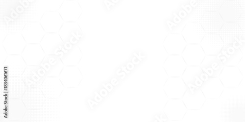 Geometric abstract background with simple hexagonal elements.