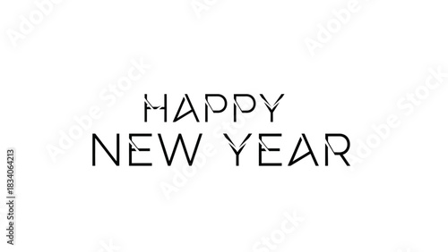 Happy New Year wishes for a joyous and prosperous beginning.