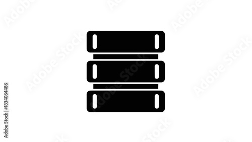 Stack of Books Icon - Symbolizing Knowledge and Learning.