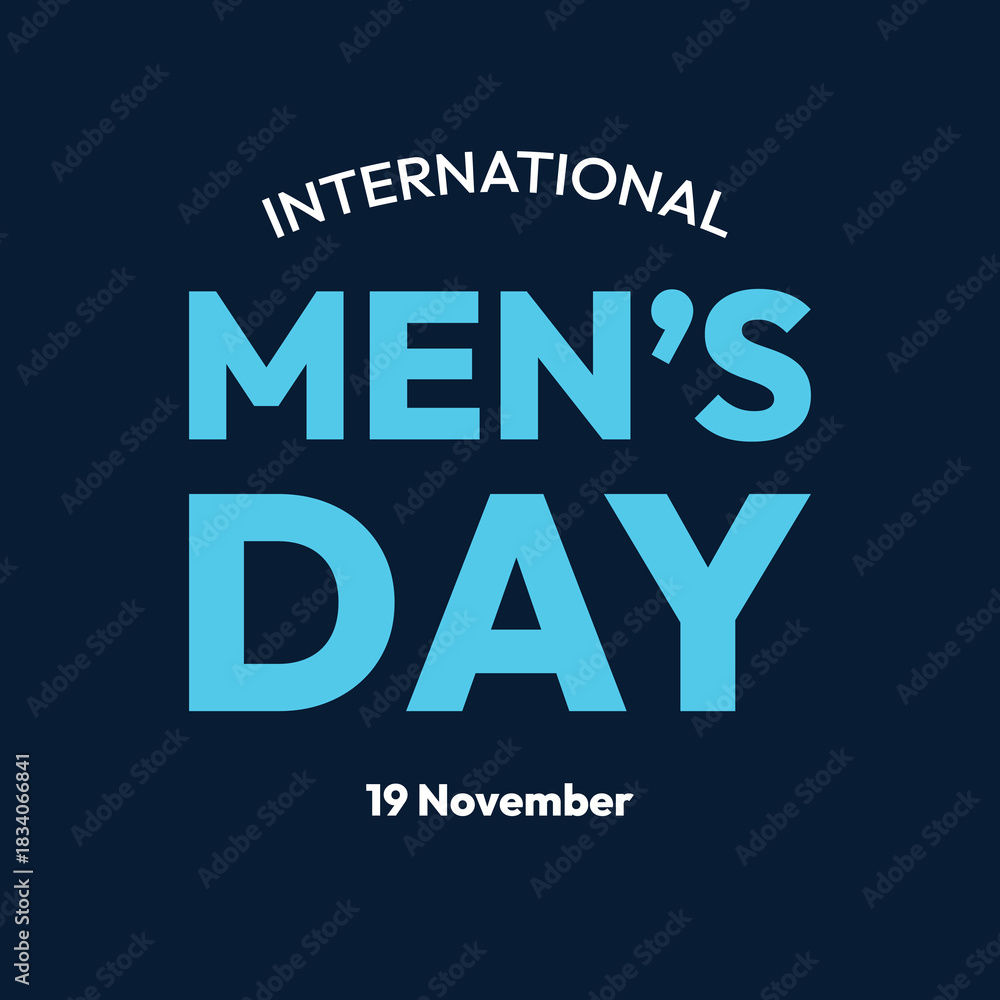 Obraz premium international men's day.eps
