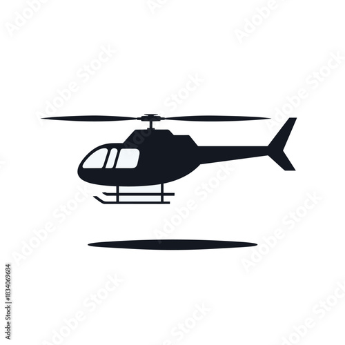 Helicopter Vector Logo Design