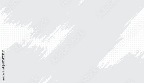 Grunge white splatter, halftone circles, distressed design, abstract background for texture overlays, adding a retro feel, enhancing digital artwork and graphic design projects, 174 characters