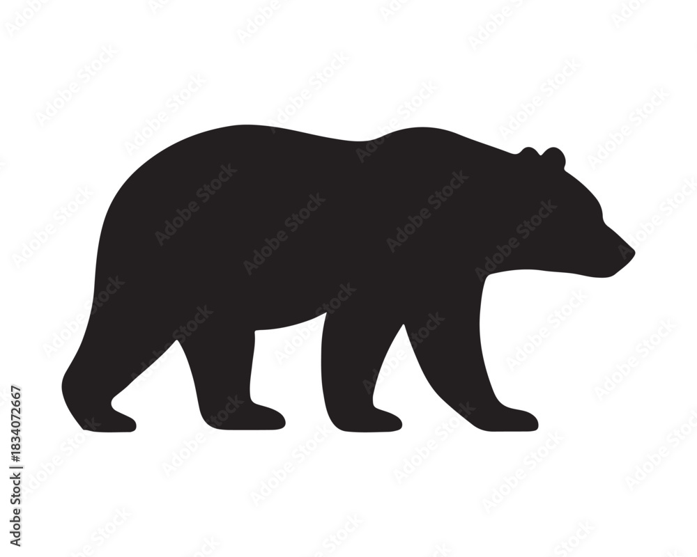 Fototapeta premium Wild & Domestic Animal Silhouette Icons – Solid Black Vector