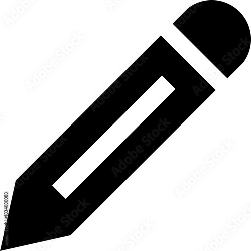 vector illustration of a pencil