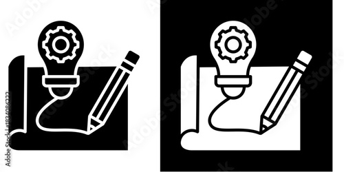 Prototype Icon Set White Style Collection