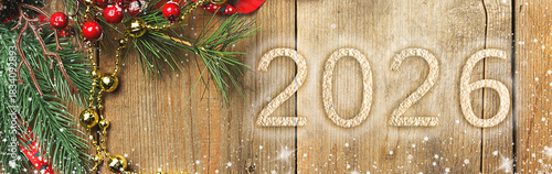 New year 2026 background, holiday, winter, card, congratulation, december.