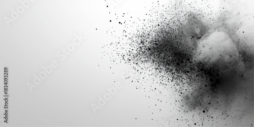 Abstract blue liquid surface with silhouettes of a man and a woman behind wet window glass, drops, and bubbles