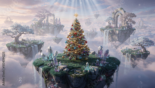 Christmas Tree on Enchanted Sky Islands

