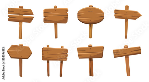 Wooden signboard displaying diverse textured wooden panels