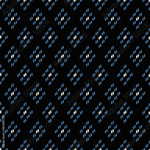 Diamond pattern geometric seamless background colorful classic rhombus shape motif. Modern decoration fabric design textile swatch. Digital illustration high resolution image vector graphic template.