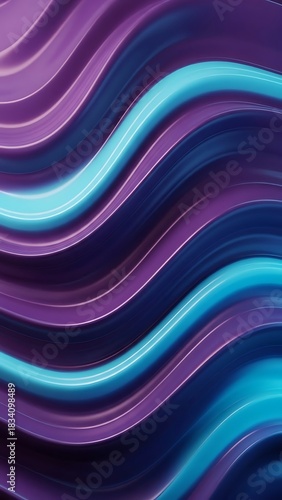 Abstract wavy lines in purple and light blue. Suitable for backgrounds, art, design projects, wallpapers, and creative concepts.